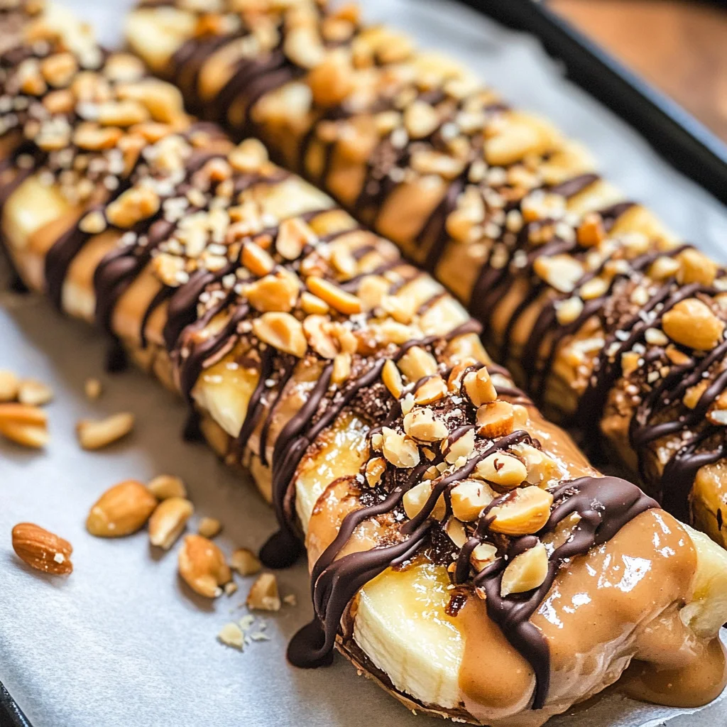 Frozen Banana Snickers