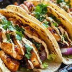 Garlic Butter Honey BBQ Chicken Tacos: Sweet, Savory & Irresistible!