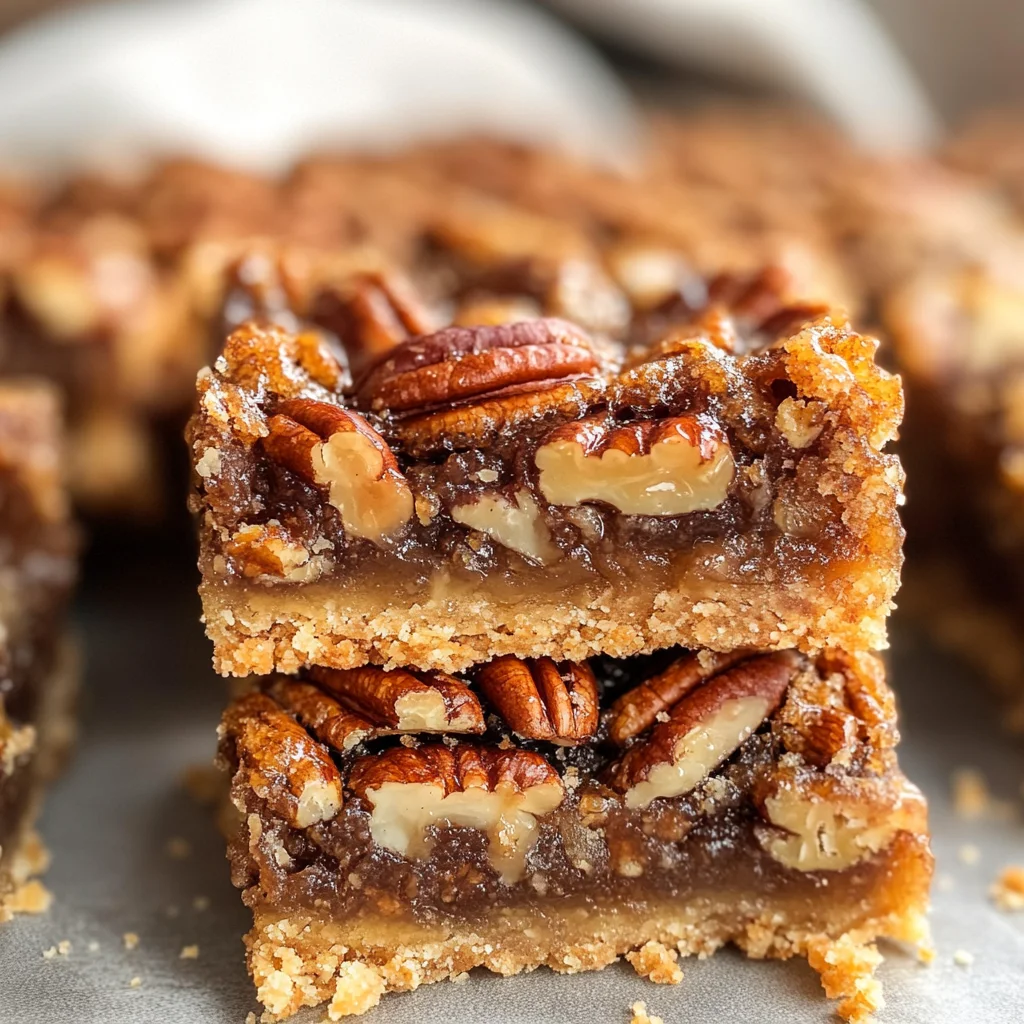 Healthy Gluten-Free Pecan Pie Bars