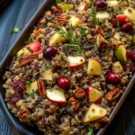 Herbed Wild Rice Quinoa Stuffing