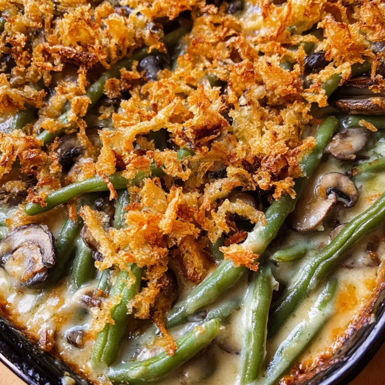 Homemade Green Bean Casserole