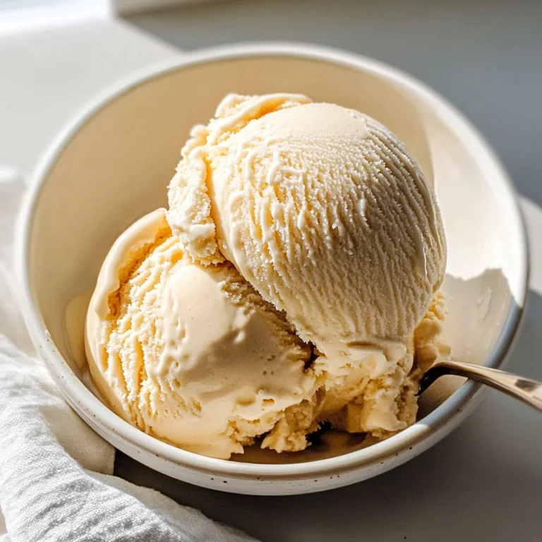 Homemade Maple Ice Cream