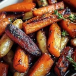 Honey Balsamic Roasted Carrots