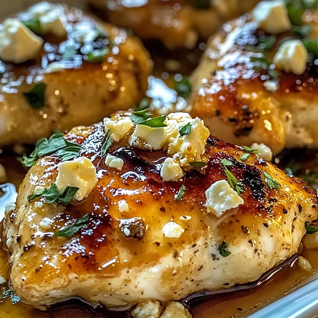 Hot Honey Feta Chicken Dish: A Deliciously Spicy and Savory Recipe