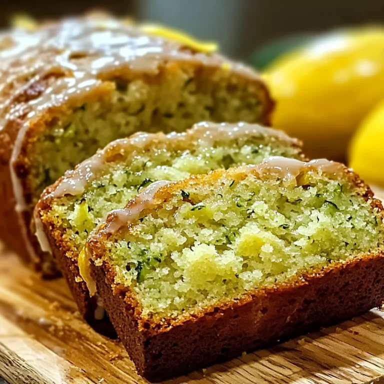 Lemon Zucchini Bread: A Bright & Moist Slice of Summer