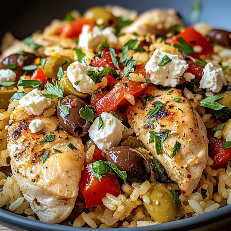 Mediterranean Chicken and Rice