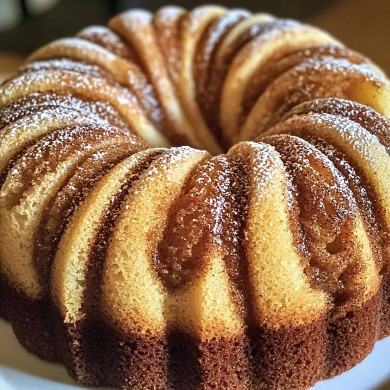 Moist Cinnamon Swirl Bundt Cake Recipe