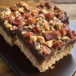 Peanut Butter-Turkey Bacon Bars