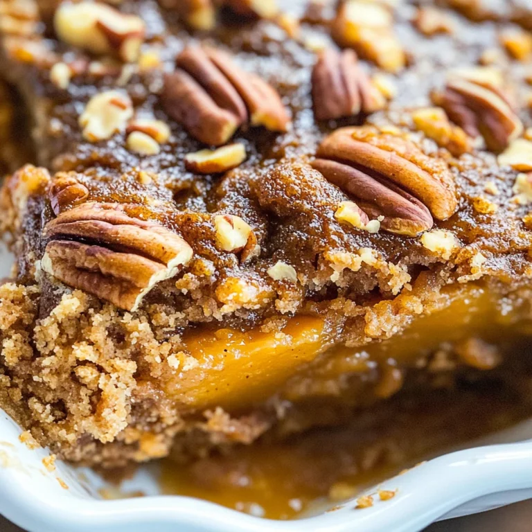 Pumpkin Pecan Cobbler