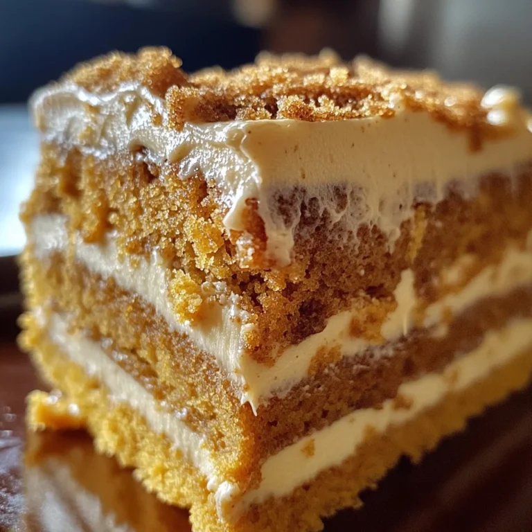 Pumpkin Spice Gooey Cake with Cream Cheese Frosting