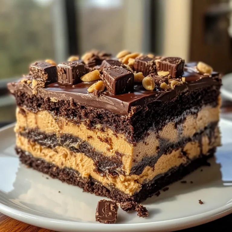 Reese’s Peanut Butter Earthquake Cake