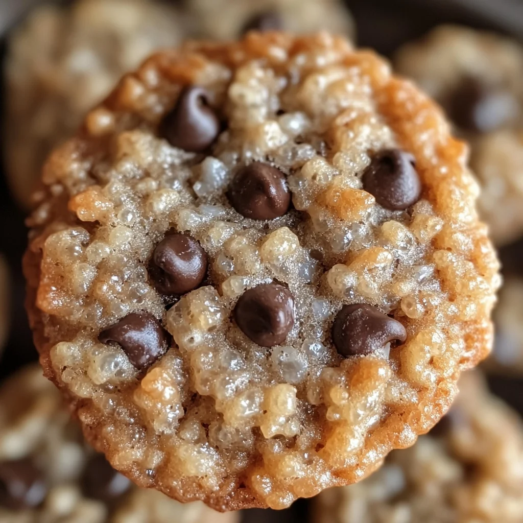 Rice Krispie Chocolate Chip Cookies
