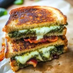 Sourdough Pesto Grilled Cheese