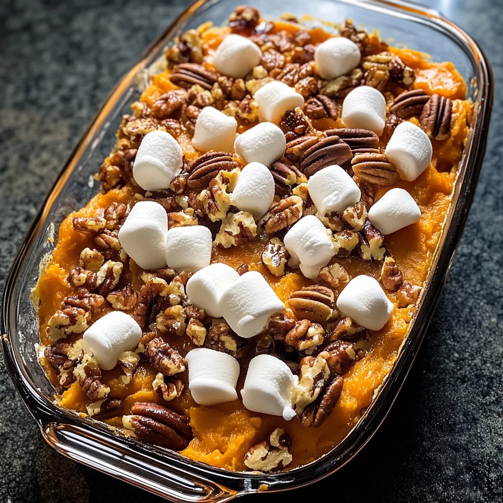 Southern Maple Sweet Potato Casserole