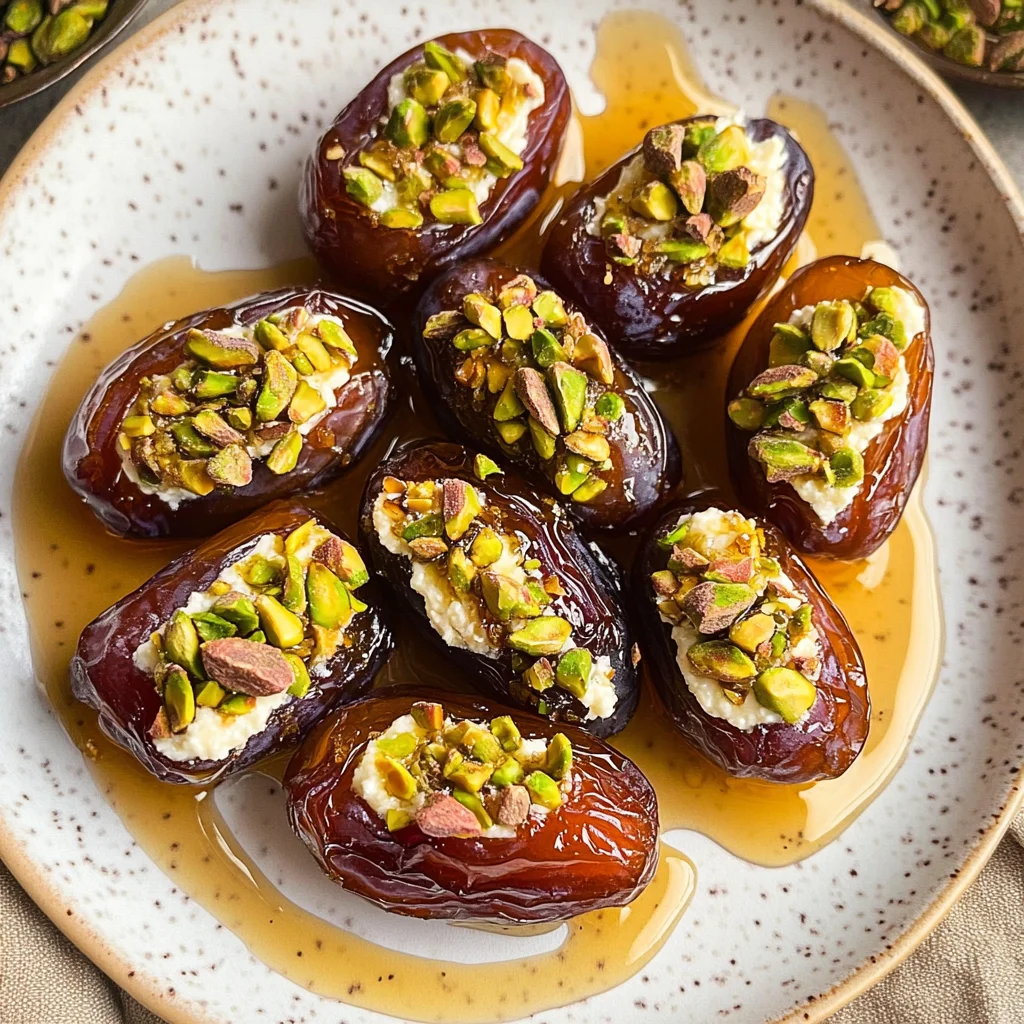 St. Patrick’s Day Treat: Honey Pistachio Ricotta Stuffed Dates