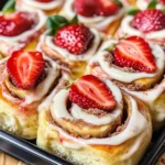 Strawberry Cheesecake Cinnabon Rolls Recipe