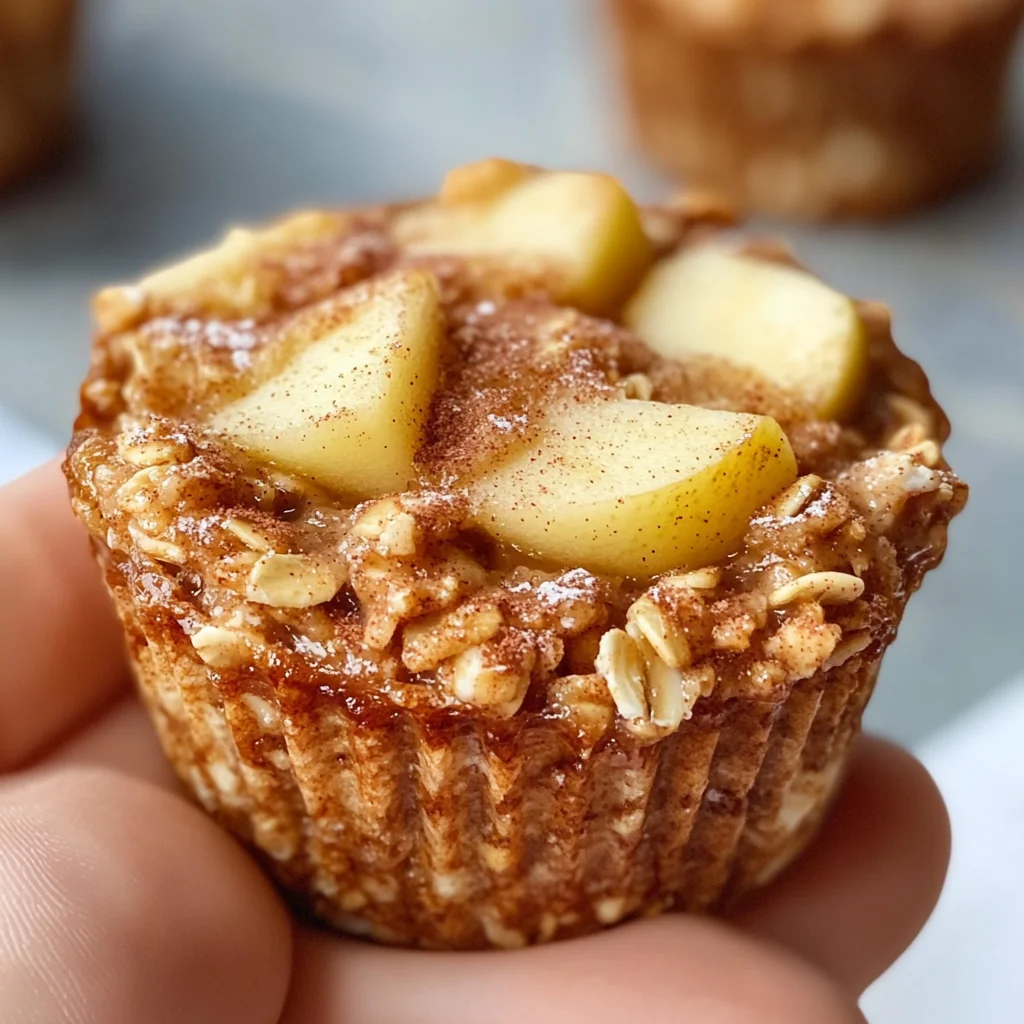 Tasty Baked Apple Cinnamon Oatmeal Cups