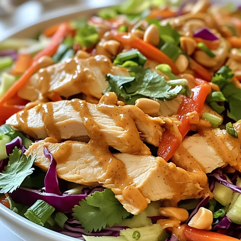 Thai Peanut Chicken Salad
