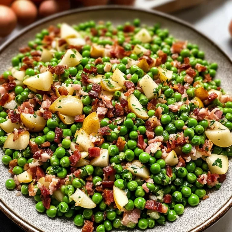 Thanksgiving Peas (with Pear and Pancetta)