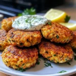 Ultimate Mediterranean Lemon Chickpea Patties with Yogurt Sauce