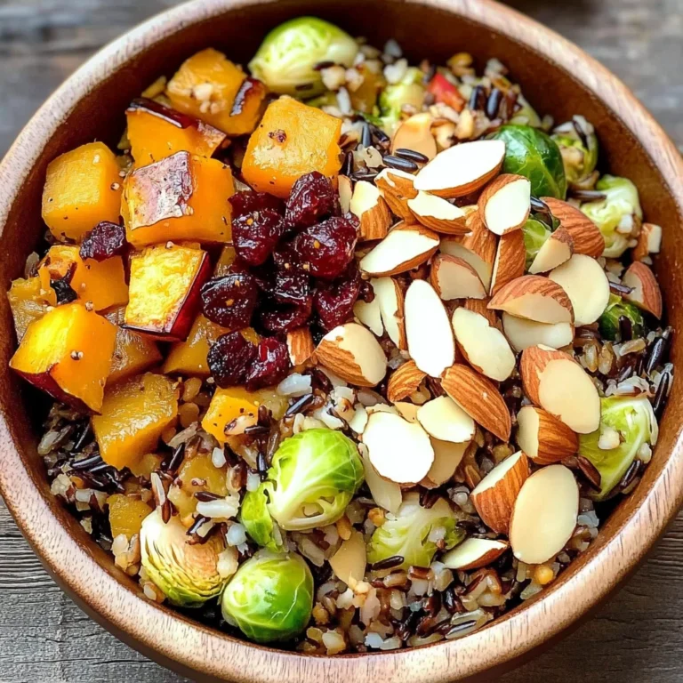 Wild Rice Harvest Bowls with Fig Balsamic Vinaigrette