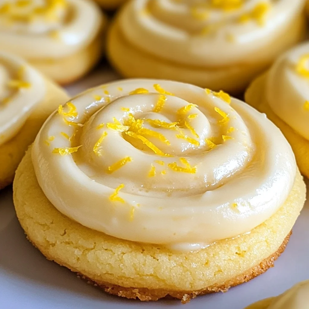 Zesty Lemon Frosted Cookies: A Tangy Delight to Brighten Your Day