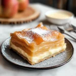 Apple Mille Feuille with Vanilla Custard (gluten-free)