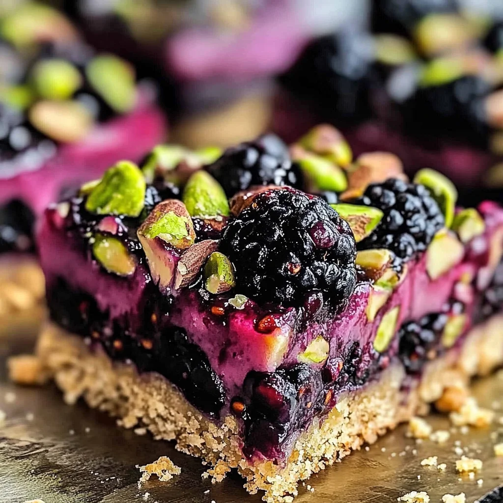 Blackberry Pistachio Dream Bars: An Incredible Ultimate Recipe