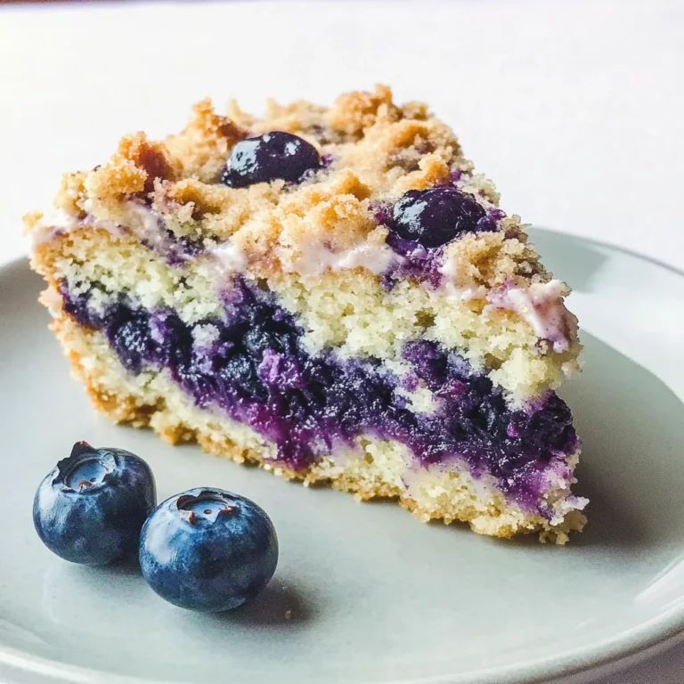 Blueberry Cream Cheese Crumb Cake