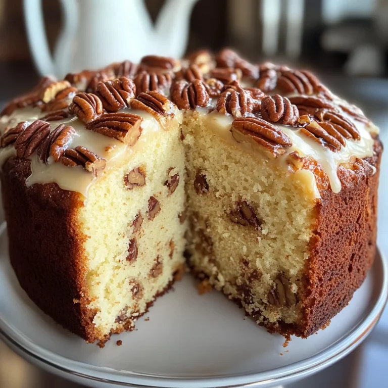 Butter Pecan Pound Cake