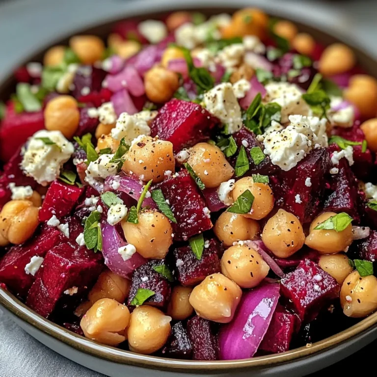 Chickpea, Beet and Feta Salad