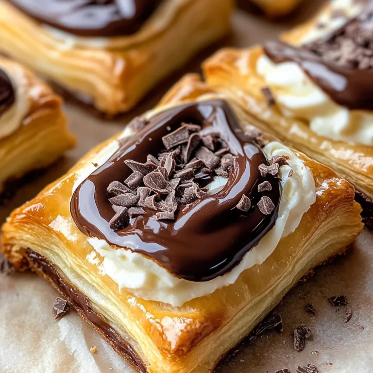Chocolate Cream Cheese Danish