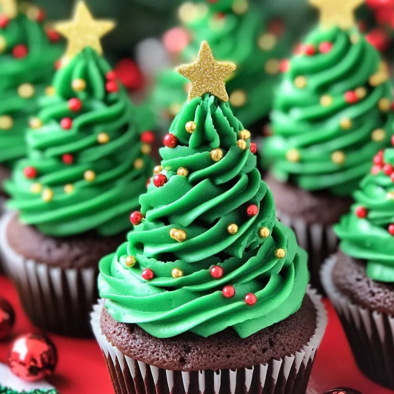 Christmas Tree Cupcakes
