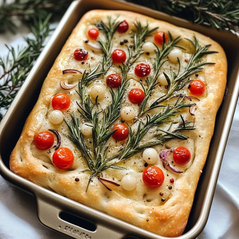 Christmas Tree Focaccia