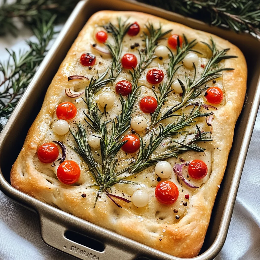 Christmas Tree Focaccia