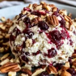 Cranberry Pecan Goat Cheese Ball