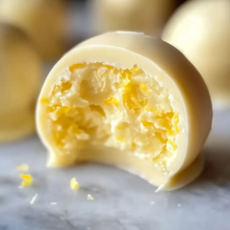 Creamy Lemon Truffles Recipe