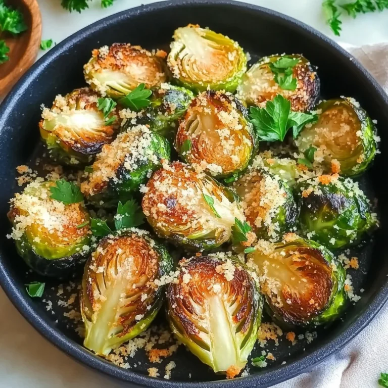 Crispy Parmesan-Crusted Roasted Brussels Sprouts