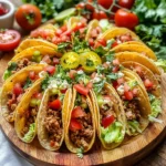 Easy Taco Recipe Dinner Board