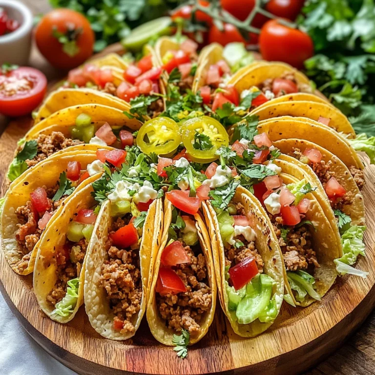 Easy Taco Recipe Dinner Board