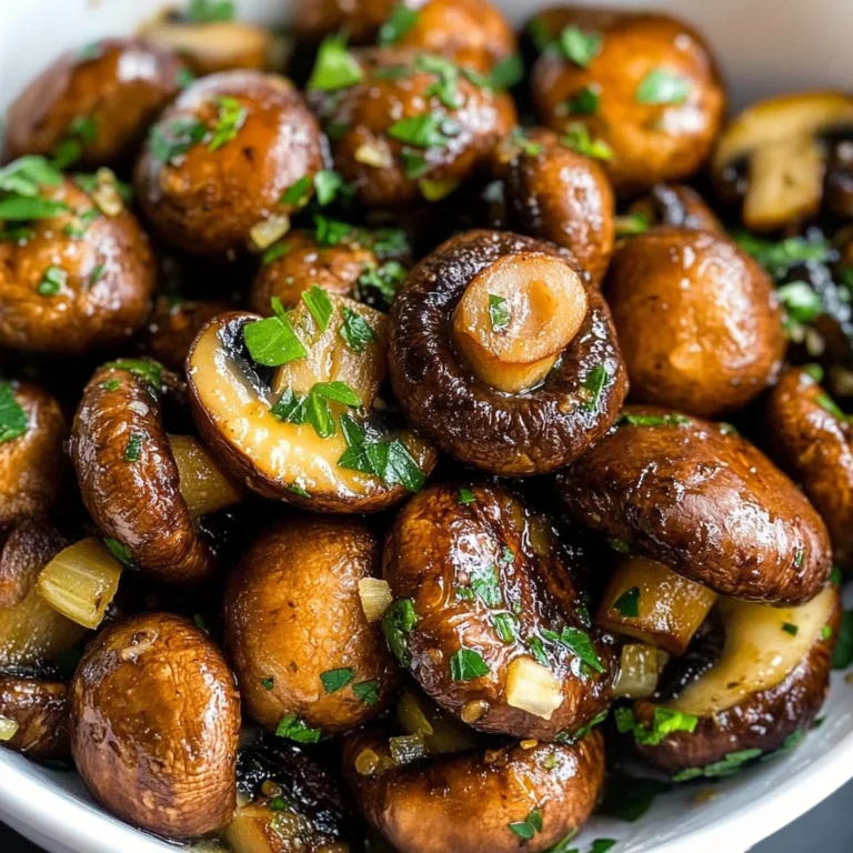 Garlic Butter Mushrooms & Onions