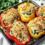 Herby Ricotta Stuffed Peppers