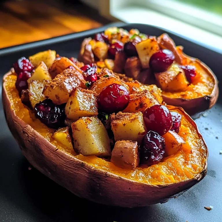 Indulge in Cranberry Apple Twice-Baked Sweet Potatoes This Fall!