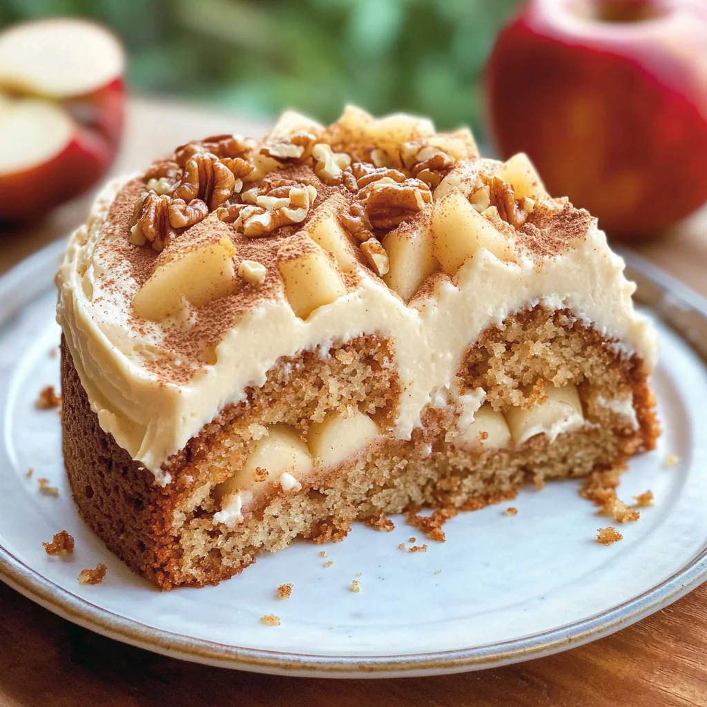 Irresistible Fresh Apple Cake with Dreamy Cream Cheese Frosting