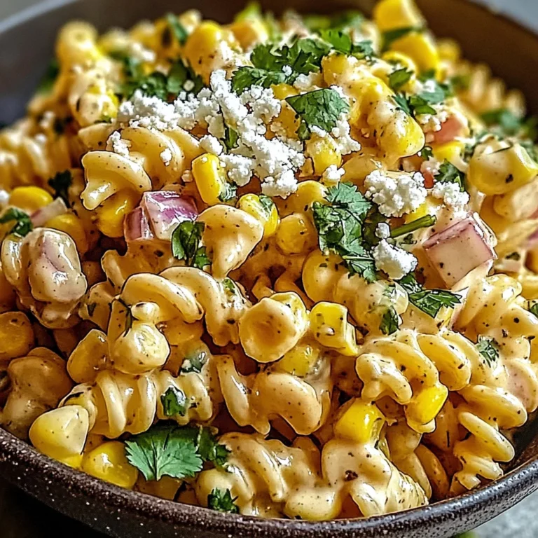Mexican Street Corn Pasta Salad is a must-try dish!