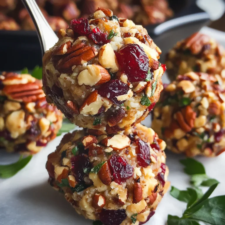Mini Cranberry Pecan Goat Cheese Balls