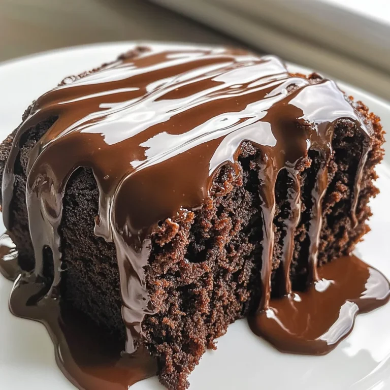 Nanny’s Chocolate Fudge Brownie Cake