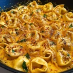 One-Pot Spicy Garlic Butter Chicken Tortellini