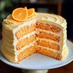 Orange Velvet Cake with Orange Cream Cheese Frosting