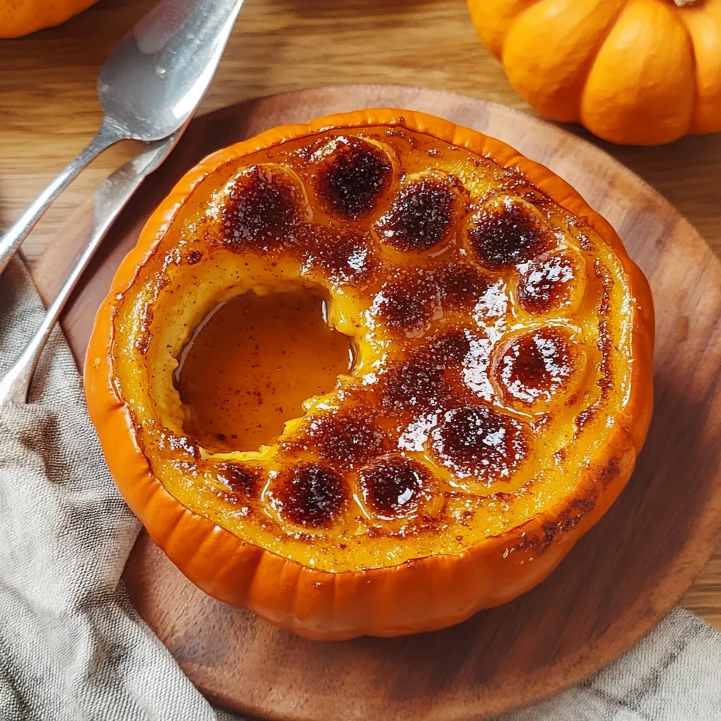 Pumpkin Spice Crème Brûlée